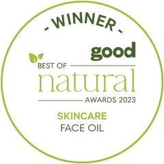 Instant Glow Rosehip Oil badge