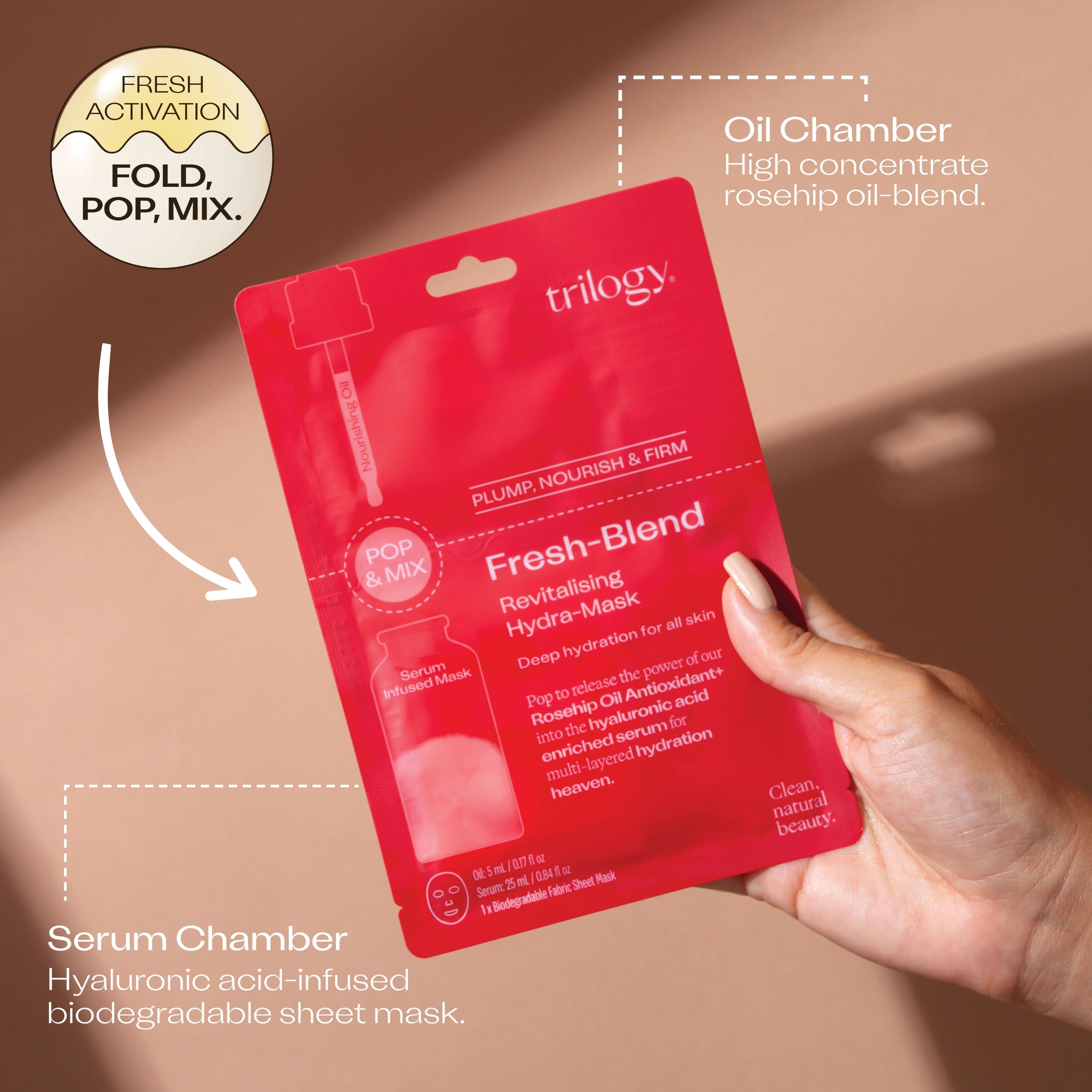 Fresh-Blend Revitalising Hydra-Mask - 5 Pack