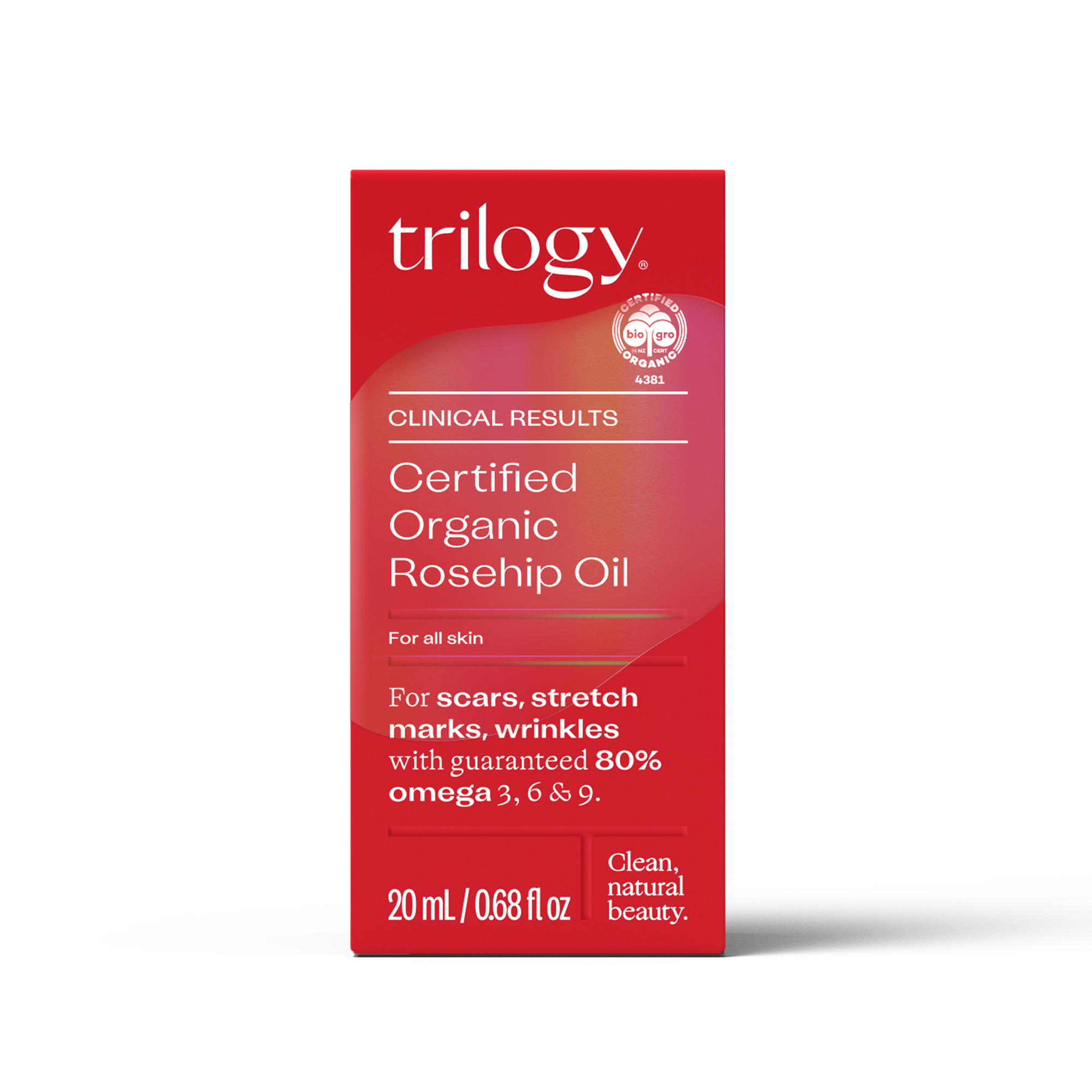 Certified Organic Rosehip Oil, 20mL