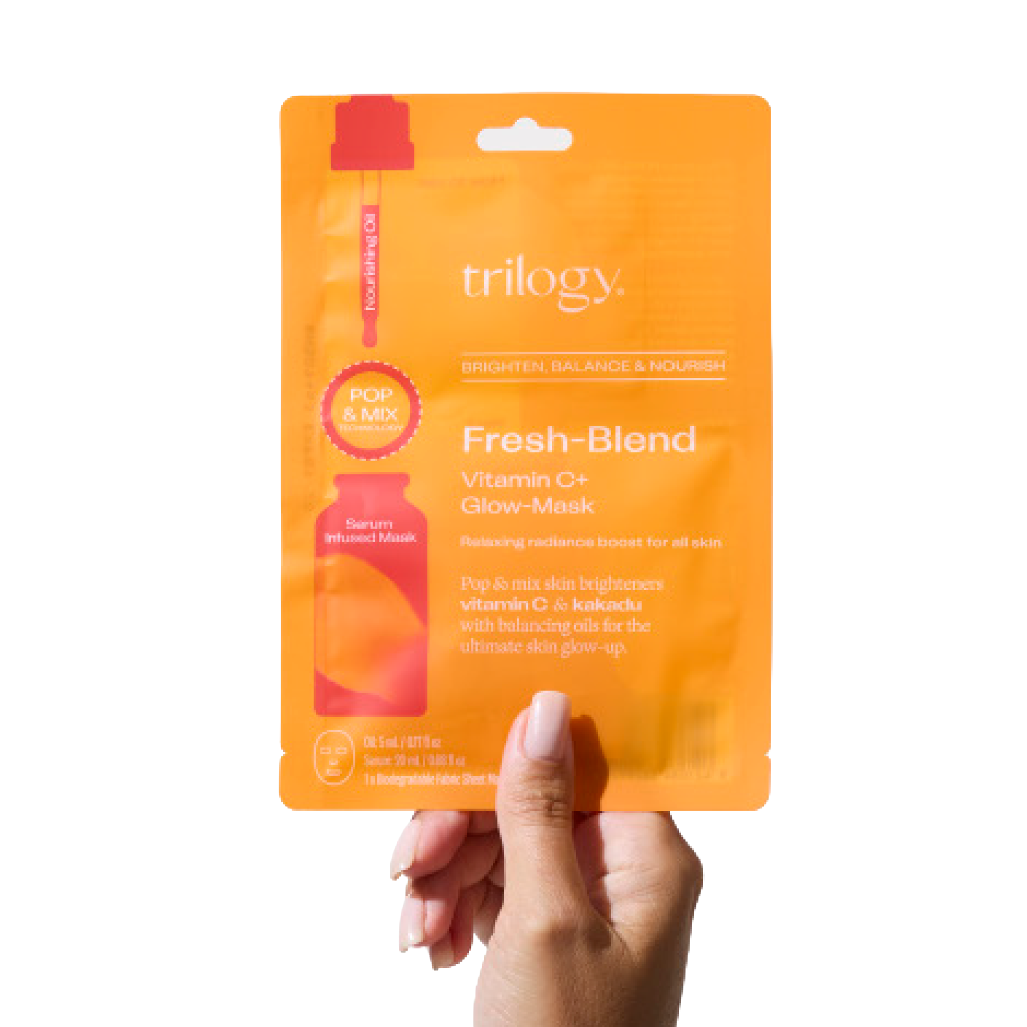 Fresh-Blend Vitamin C+ Glow Mask - 5 Pack